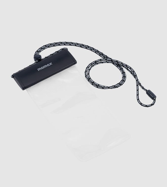 Shop and buy Momax SR25 Waterproof Pouch Universal with Neck Strap Allow Face and Touch ID Double ZipLock| Casefactorie® online with great deals and sales prices with fast and safe shipping. Casefactorie is the largest Singapore official authorised retailer for the largest collection of mobile premium accessories .