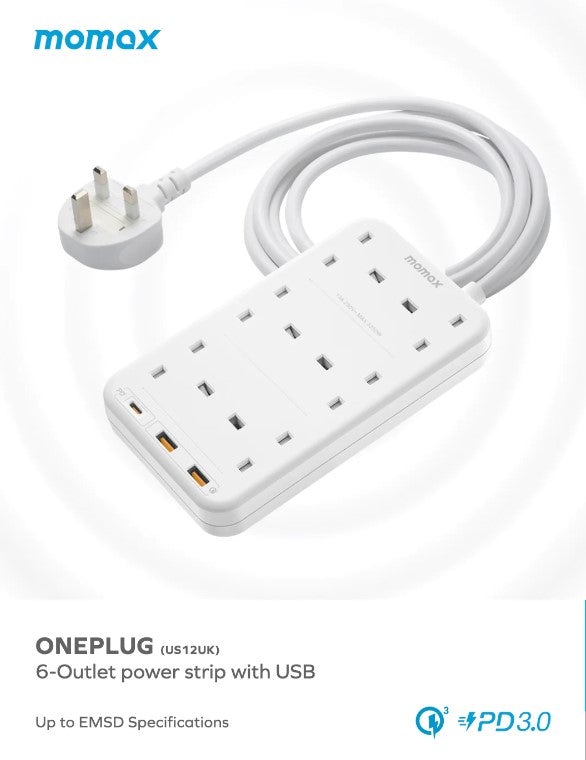 Shop and buy Momax US12 ONEPLUG 6-Outlet Cube Extension Socket with USB Fast Charging PD3.0 Safe reliable| Casefactorie® online with great deals and sales prices with fast and safe shipping. Casefactorie is the largest Singapore official authorised retailer for the largest collection of mobile premium accessories.