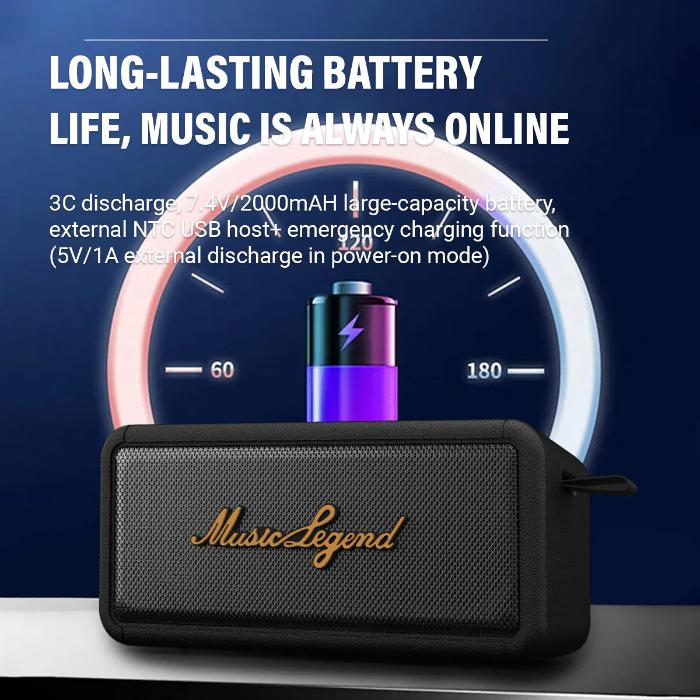 Shop and buy Music Legend T18 HiFi Portable Speaker Long-Lasting Battery, TWS Bluetooth 5.3, Dual Speakers| Casefactorie® online with great deals and sales prices with fast and safe shipping. Casefactorie is the largest Singapore official authorised retailer for the largest collection of mobile premium accessories.