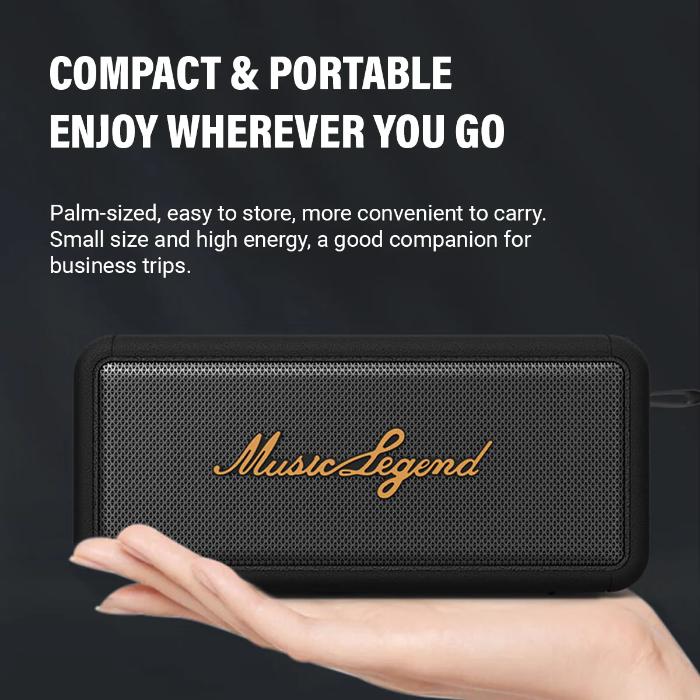 Shop and buy Music Legend T18 HiFi Portable Speaker Long-Lasting Battery, TWS Bluetooth 5.3, Dual Speakers| Casefactorie® online with great deals and sales prices with fast and safe shipping. Casefactorie is the largest Singapore official authorised retailer for the largest collection of mobile premium accessories.