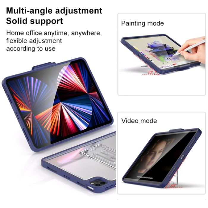 Shop and buy Mutural Qingfeng Series Back Cover for iPad Pro 11" (2020/2021) with Kickstand and Pencil Holder| Casefactorie® online with great deals and sales prices with fast and safe shipping. Casefactorie is the largest Singapore official authorised retailer for the largest collection of mobile premium accessories.