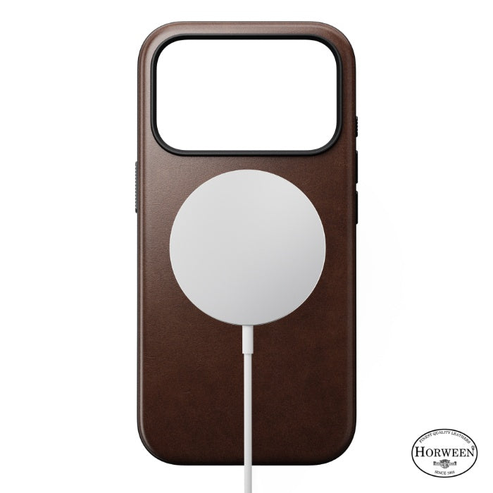 NOMAD Modern Leather Case for iPhone 17 Pro 6.3" (2025) by Horween® Leather