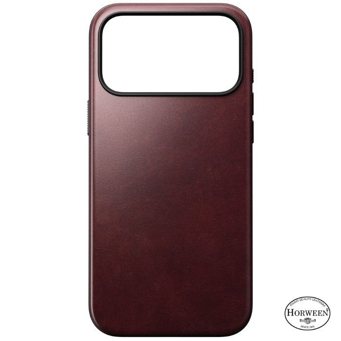 NOMAD Modern Leather Case for iPhone 17 Pro Max 6.9" (2025) by Horween® Leather