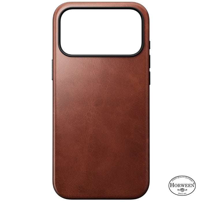 NOMAD Modern Leather Case for iPhone 17 Pro Max 6.9" (2025) by Horween® Leather