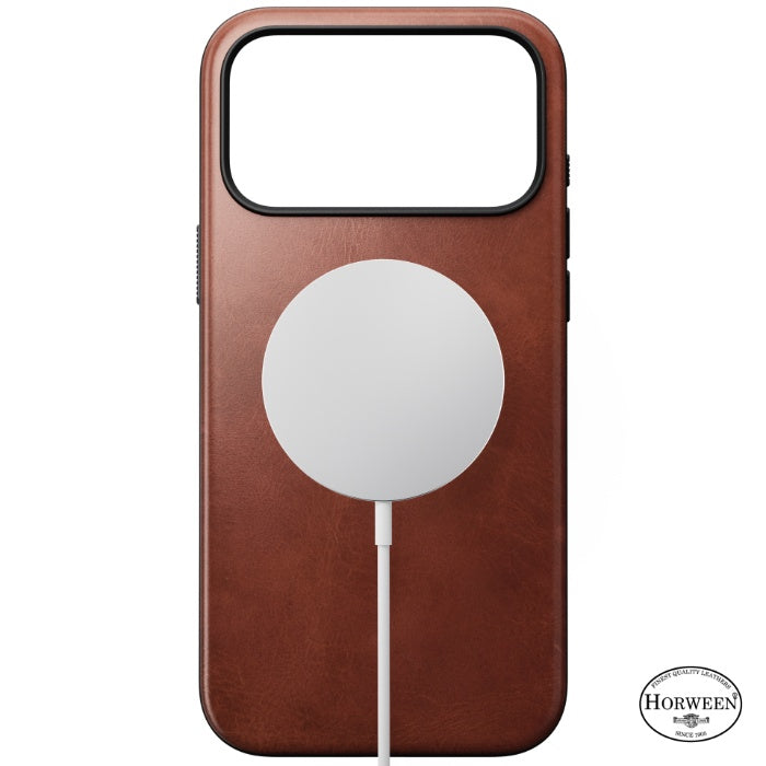 NOMAD Modern Leather Case for iPhone 17 Pro Max 6.9" (2025) by Horween® Leather