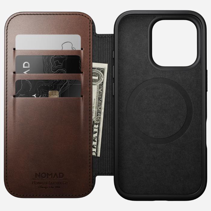 Shop and buy NOMAD Modern Leather Folio Case iPhone 16 Pro 6.3" (2024) By Horween Leather Shockproof Magnetic| Casefactorie® online with great deals and sales prices with fast and safe shipping. Casefactorie is the largest Singapore official authorised retailer for the largest collection of mobile premium accessories.