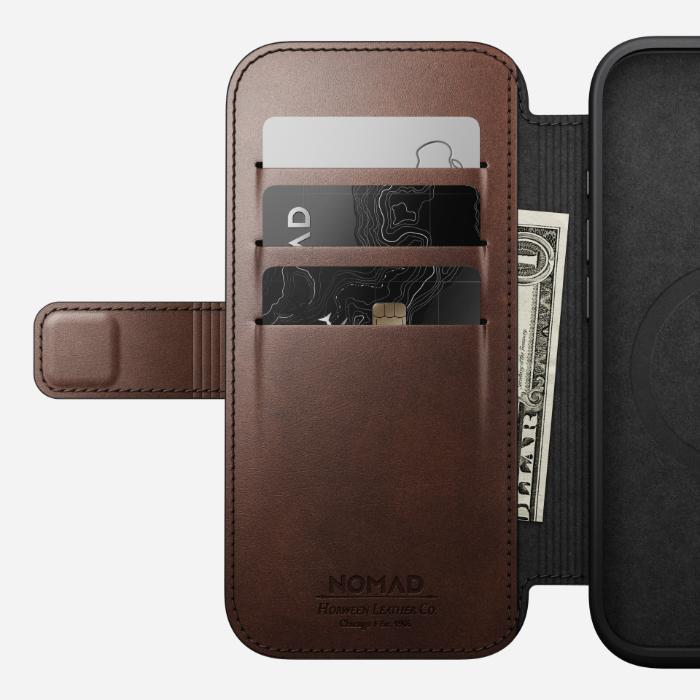 Shop and buy NOMAD Modern Leather Folio Case iPhone 16 Pro 6.3" (2024) By Horween Leather Shockproof Magnetic| Casefactorie® online with great deals and sales prices with fast and safe shipping. Casefactorie is the largest Singapore official authorised retailer for the largest collection of mobile premium accessories.