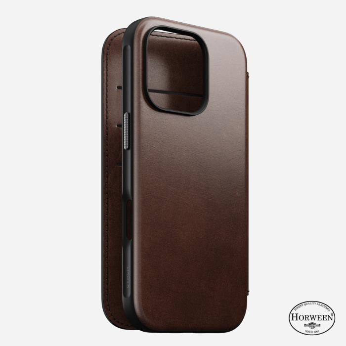 Shop and buy NOMAD Modern Leather Folio Case iPhone 16 Pro 6.3" (2024) By Horween Leather Shockproof Magnetic| Casefactorie® online with great deals and sales prices with fast and safe shipping. Casefactorie is the largest Singapore official authorised retailer for the largest collection of mobile premium accessories.