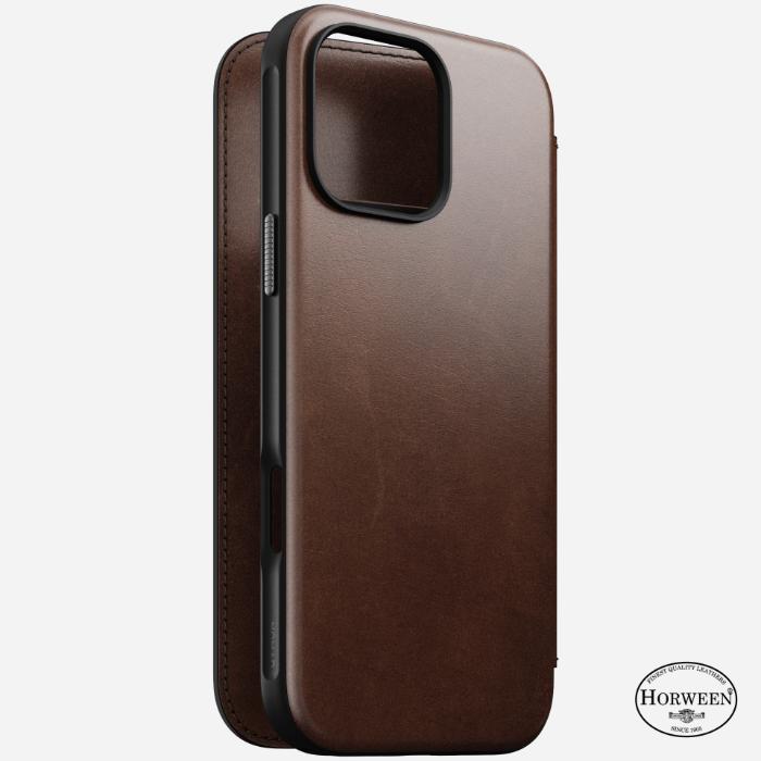 Shop and buy NOMAD Modern Leather Folio Case iPhone 16 Pro Max 6.9" (2024) By Horween Leather Shockproof Magnetic| Casefactorie® online with great deals and sales prices with fast and safe shipping. Casefactorie is the largest Singapore official authorised retailer for the largest collection of mobile premium accessories.