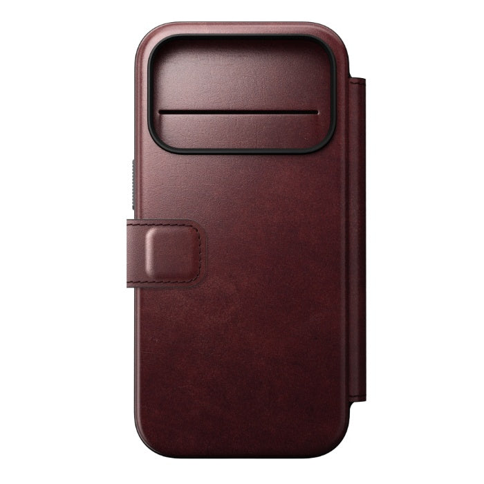 NOMAD Modern Leather Folio Case for iPhone 17 Pro 6.3" (2025) by Horween® Leather