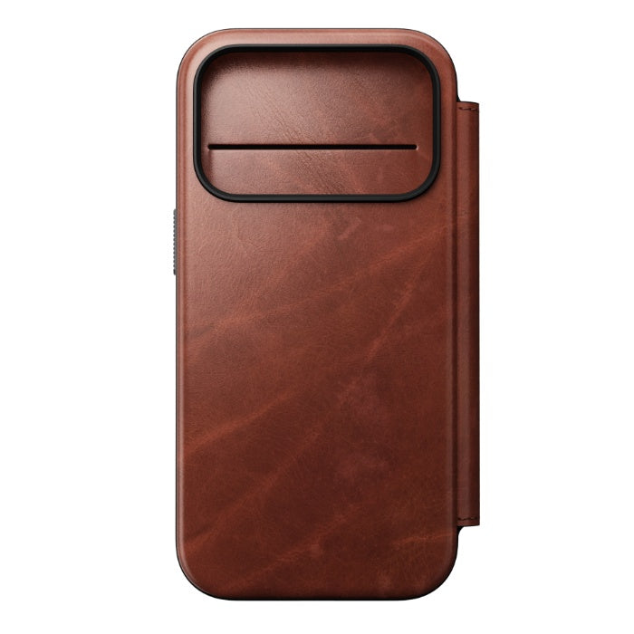 NOMAD Modern Leather Folio Case for iPhone 17 Pro 6.3" (2025) by Horween® Leather