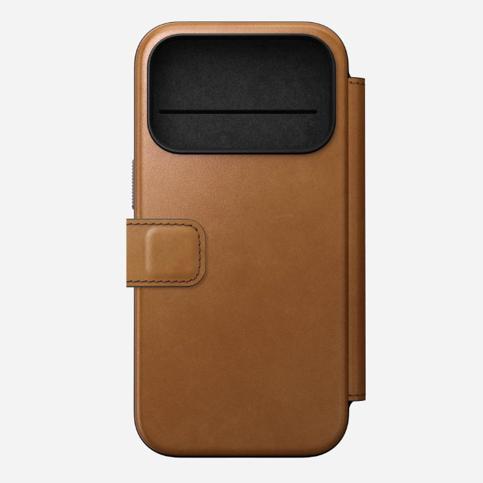 NOMAD Modern Leather Folio Case for iPhone 17 Pro 6.3" (2025) by Nomad Leather