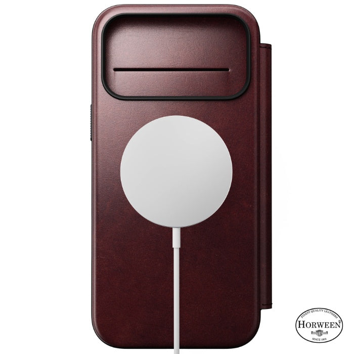 NOMAD Modern Leather Folio Case for iPhone 17 Pro Max 6.9" (2025) by Horween® Leather