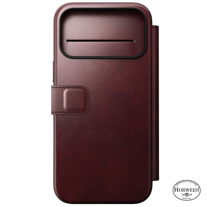 NOMAD Modern Leather Folio Case for iPhone 17 Pro Max 6.9" (2025) by Horween® Leather