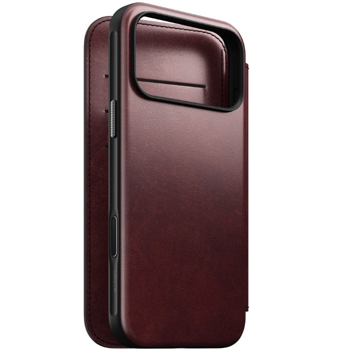 NOMAD Modern Leather Folio Case for iPhone 17 Pro Max 6.9" (2025) by Horween® Leather