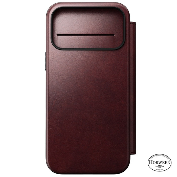 NOMAD Modern Leather Folio Case for iPhone 17 Pro Max 6.9" (2025) by Horween® Leather
