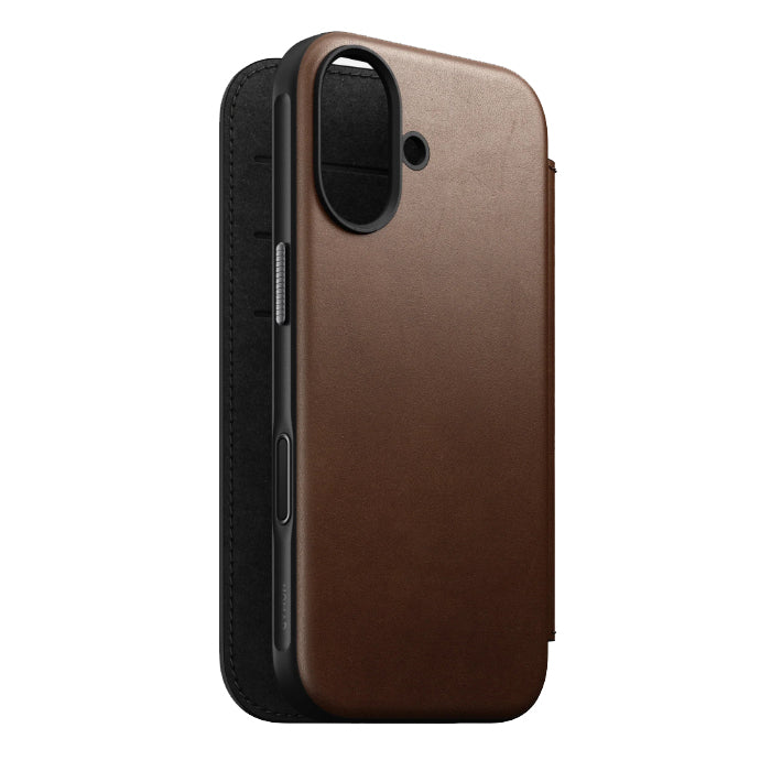 NOMAD Modern Leather Folio Case for iPhone 17 6.3" (2025) by Nomad Leather