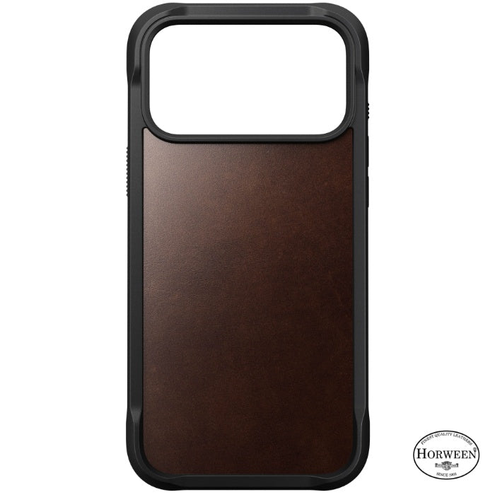 NOMAD Rugged Leather Case for iPhone 17 Pro 6.3" (2025) by Horween® Leather
