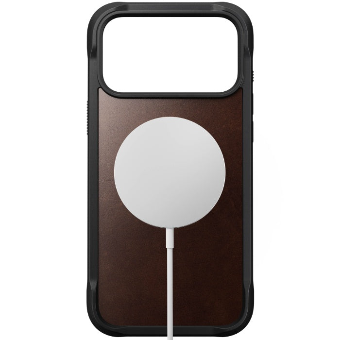 NOMAD Rugged Leather Case for iPhone 17 Pro 6.3