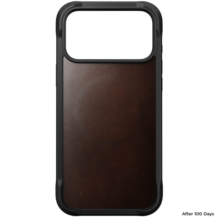 NOMAD Rugged Leather Case for iPhone 17 Pro 6.3" (2025) by Horween® Leather