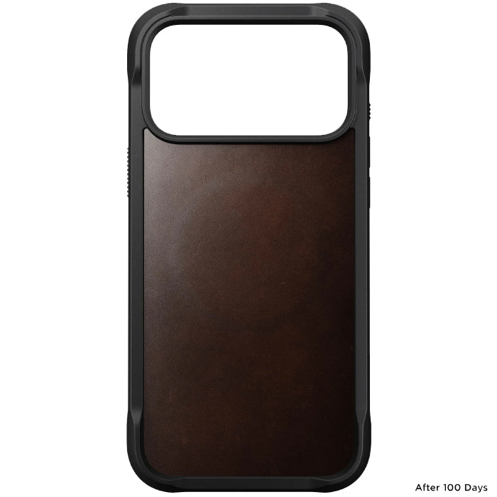 NOMAD Rugged Leather Case for iPhone 17 Pro Max 6.9" (2025) by Horween® Leather