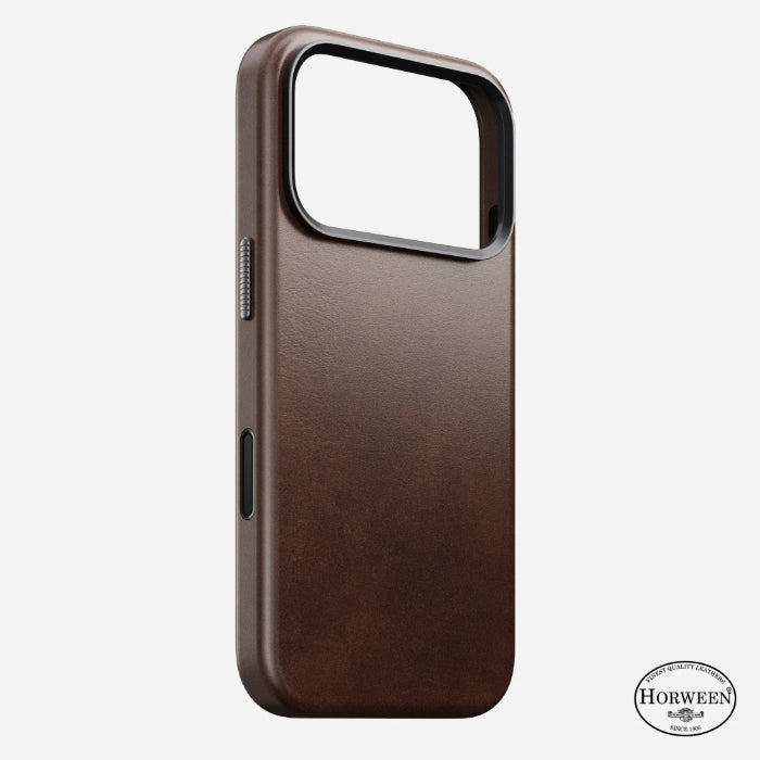 NOMAD Traditional Leather Case for iPhone 17 Pro 6.3" (2025) by Horween® Leather