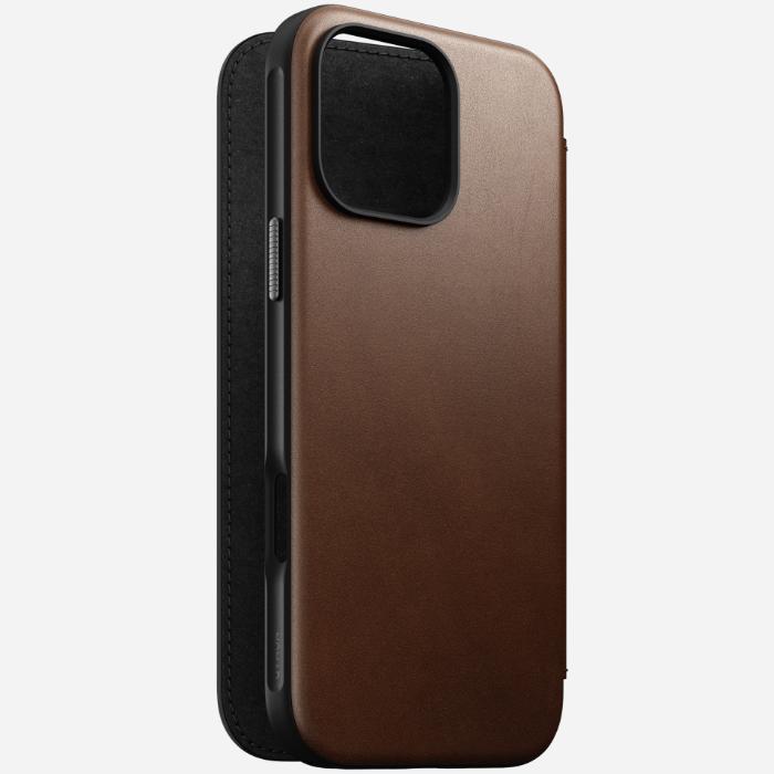 Shop and buy NOMAD Modern Leather Folio Case for iPhone 16 Pro 6.3" (2024) By Nomad Leather Shockproof Magnetic| Casefactorie® online with great deals and sales prices with fast and safe shipping. Casefactorie is the largest Singapore official authorised retailer for the largest collection of mobile premium accessories.