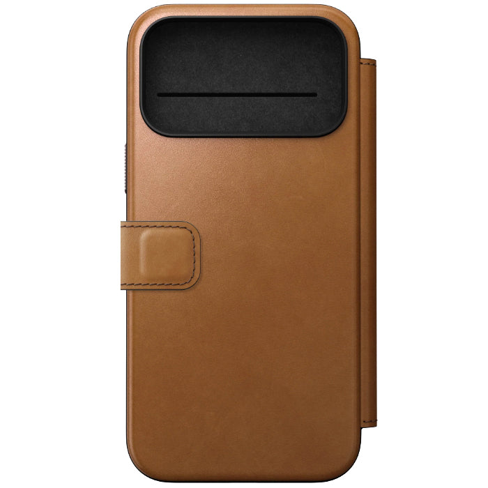 NOMAD Modern Leather Folio Case for iPhone 17 Pro Max 6.9" (2025) by Nomad Leather