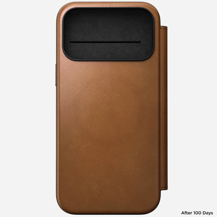 iPhoneアクセサリー NOMAD Modern Leather Case 17 Pro Max Modern Leather Case - iPhone 17 Pro Max | Burgundy | Horween