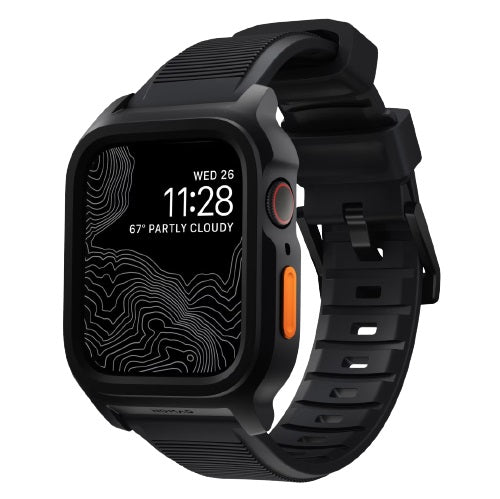 Shop and buy NOMAD Rugged Case for Apple Watch 45mm/44mm with Rugged Band Protective edge One size fits most| Casefactorie® online with great deals and sales prices with fast and safe shipping. Casefactorie is the largest Singapore official authorised retailer for the largest collection of mobile premium accessories.
