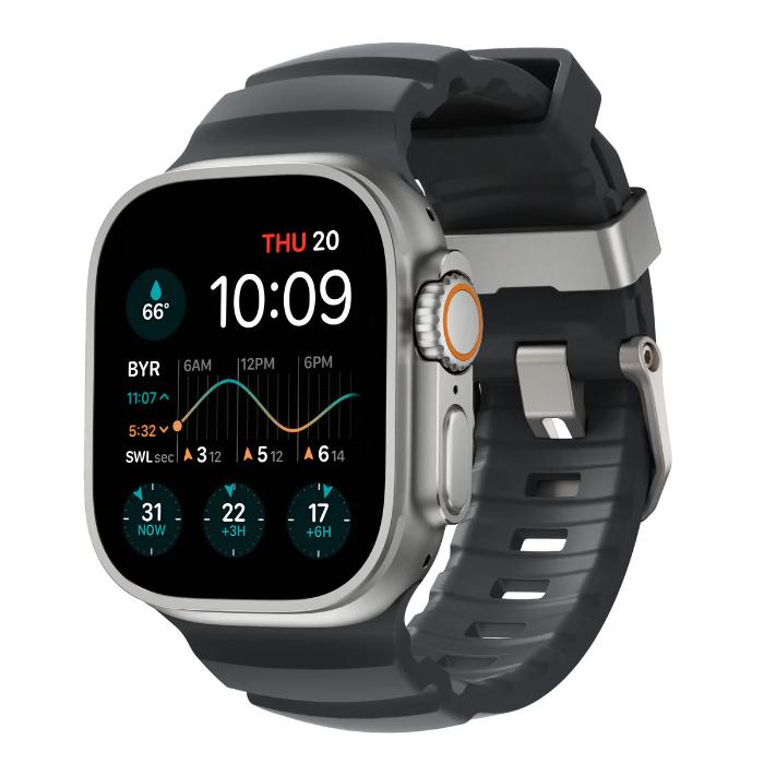 Shop and buy Nomad Rocky Point Band for Apple Watch Ultra Ultra 2 49mm/45mm/44mm/42mm Waterproof Lightweight| Casefactorie® online with great deals and sales prices with fast and safe shipping. Casefactorie is the largest Singapore official authorised retailer for the largest collection of mobile premium accessories.