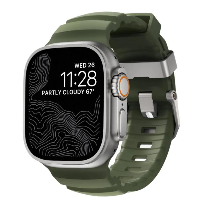 Shop and buy Nomad Rocky Point Band for Apple Watch Ultra Ultra 2 49mm/45mm/44mm/42mm Waterproof Lightweight| Casefactorie® online with great deals and sales prices with fast and safe shipping. Casefactorie is the largest Singapore official authorised retailer for the largest collection of mobile premium accessories.