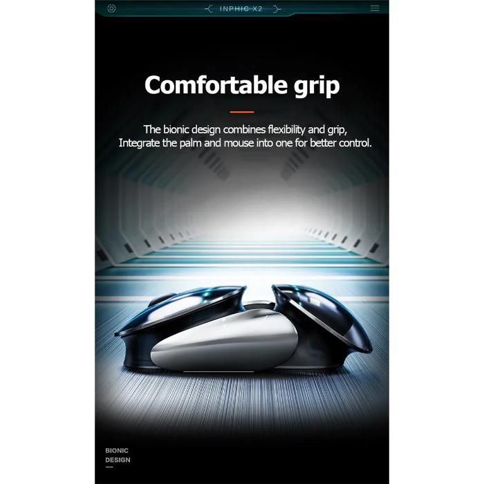 Shop and buy INPHIC X2 2.4G Wireless ,Type-C Charging Port, Triple Mode 4.0/5.0 Bluetooth 2400 DPI, Silent Ergonomic Mouse| Casefactorie® online with great deals and sales prices with fast and safe shipping. Casefactorie is the largest Singapore official authorised retailer for the largest collection of mobile premium accessories.