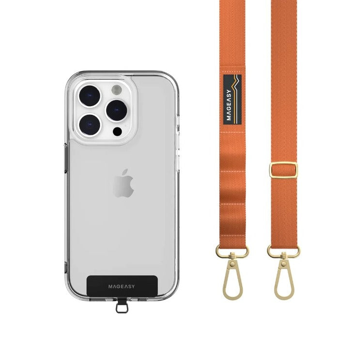 Shop and MagEasy Adjustable Crossbody Phone Lanyard Strap+Strap Card -20mm Loop+ System Ring Holder metal design| Casefactorie® online with great deals and sales prices with fast and safe shipping. Casefactorie is the largest Singapore official authorised retailer for the largest collection of mobile premium accessories.