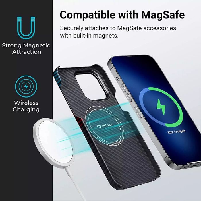 PITAKA Fusion Weaving MagEZ Case 3 for iPhone 14 Pro (2022)