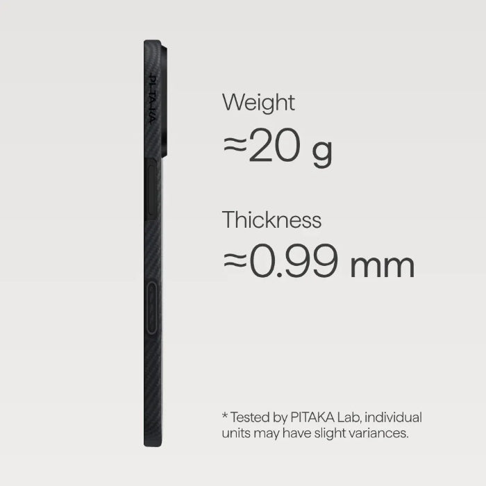 PITAKA Ultra-Slim Case for iPhone 17 6.3" (2025) with PitaTap