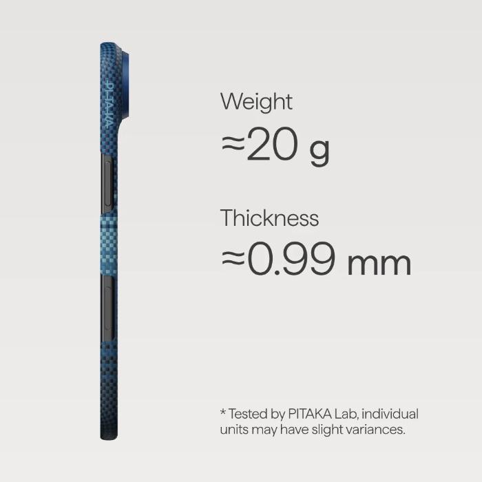 PITAKA Ultra-Slim Case for iPhone Air 6.5" (2025) with PitaTap