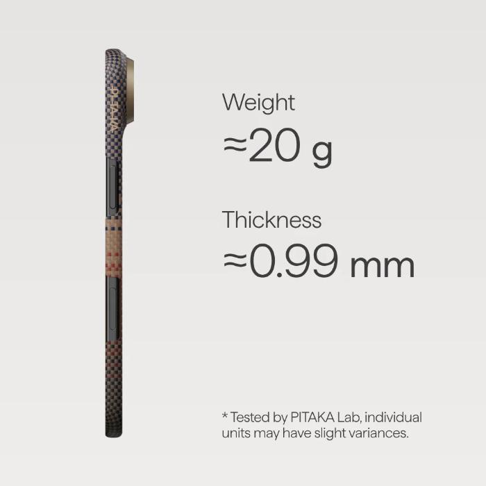 PITAKA Ultra-Slim Case for iPhone Air 6.5" (2025) with PitaTap