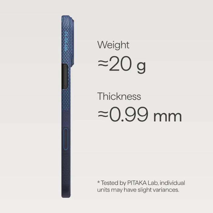 PITAKA Ultra-Slim Case for iPhone 17 Pro Max 6.9" (2025) with PitaTap