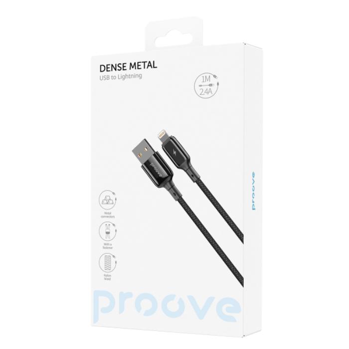 Shop and buy PROOVE Dense Metal Nylon Braided USB-A to Lightning  Fast Charging Data Cable| Casefactorie® online with great deals and sales prices with fast and safe shipping. Casefactorie is the largest Singapore official authorised retailer for the largest collection of mobile premium accessories.