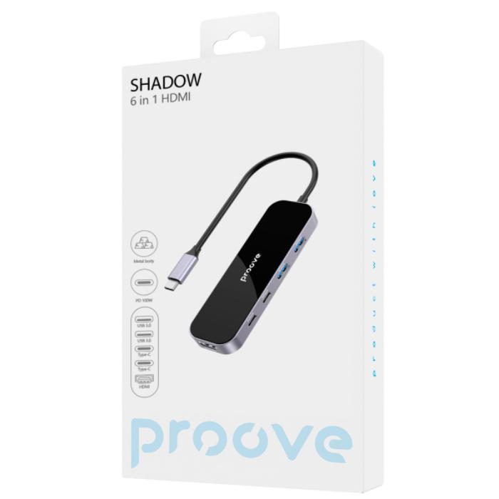 Shop and buy PROOVE Shadow 6 in 1 USB-C Hub with 100W Power Delivery| Casefactorie® online with great deals and sales prices with fast and safe shipping. Casefactorie is the largest Singapore official authorised retailer for the largest collection of mobile premium accessories.