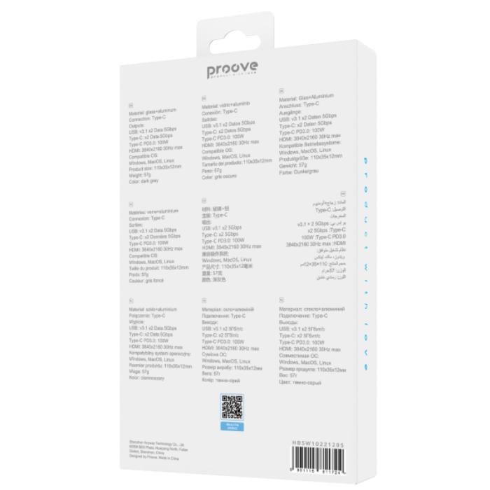 Shop and buy PROOVE Shadow 6 in 1 USB-C Hub with 100W Power Delivery| Casefactorie® online with great deals and sales prices with fast and safe shipping. Casefactorie is the largest Singapore official authorised retailer for the largest collection of mobile premium accessories.