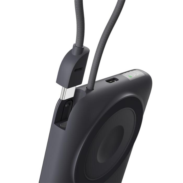 PROOVE Moon Rock 22.5W 10000mAh Magnetic PowerBank with Stand and Integrated Type C Cable (Apple Watch Charging Compatible)