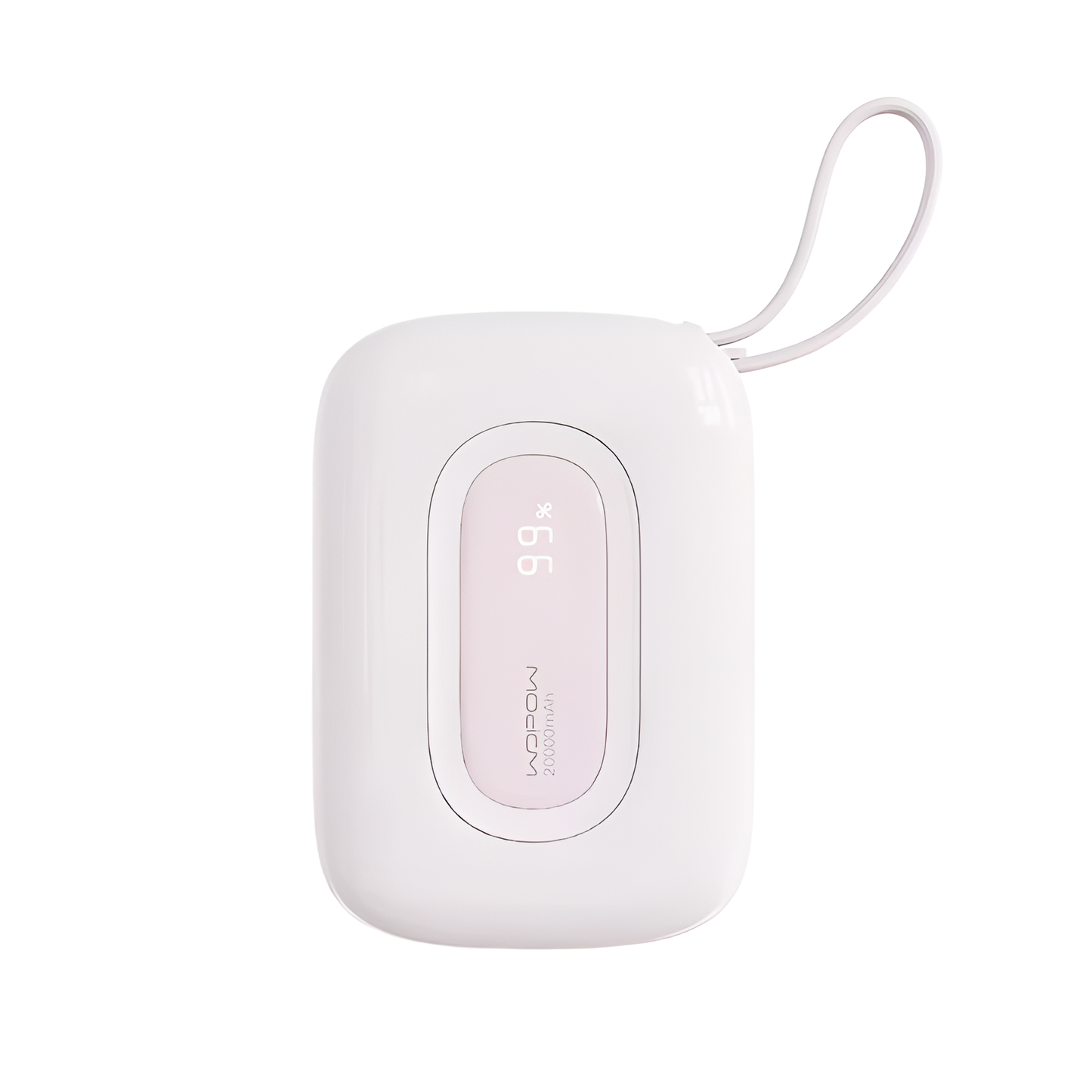 WOPOW SQ73A Mini PowerBank With Lightning-Type C Cable, 20000mAh, 293g