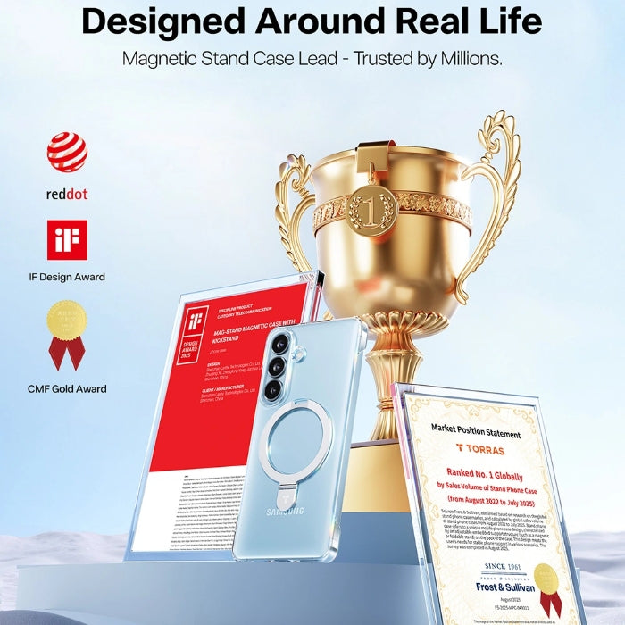 TORRAS Ostand Slim Series for Samsung Galaxy S26 Plus (2026)