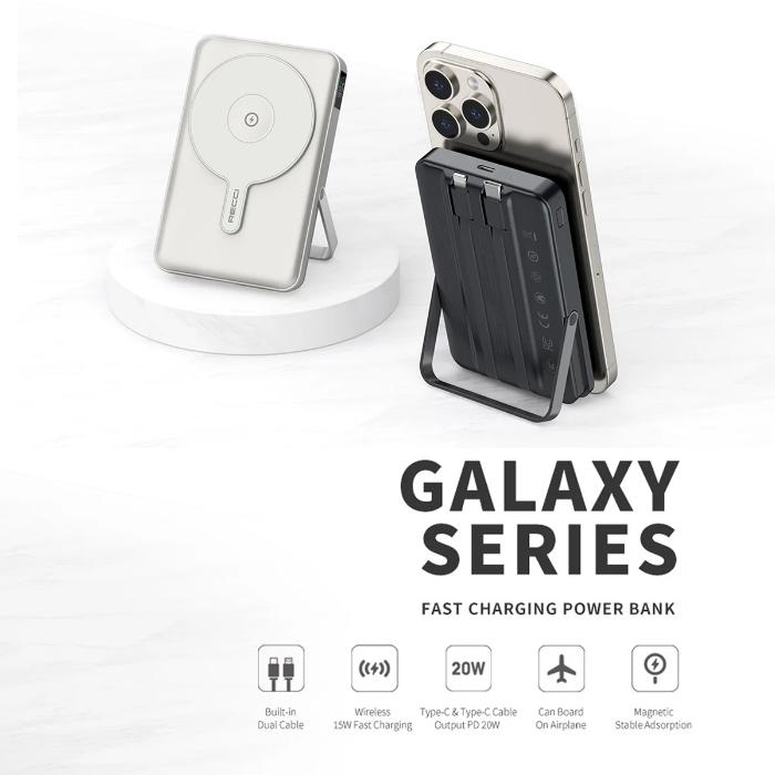 Shop and buy RECCI RPB-W27 Galaxy Series 3-in-1 10000mAh Power Bank with Holder| Casefactorie® online with great deals and sales prices with fast and safe shipping. Casefactorie is the largest Singapore official authorised retailer for the largest collection of mobile premium accessories.