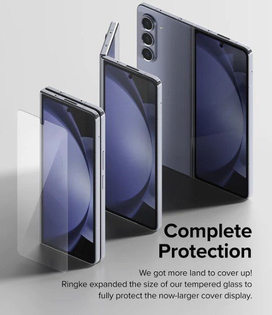 Shop and buy Ringke Exterior Cover Display Glass Screen Protector for Samsung Galaxy Z Fold 5 (2023) Clear| Casefactorie® online with great deals and sales prices with fast and safe shipping. Casefactorie is the largest Singapore official authorised retailer for the largest collection of mobile premium accessories.