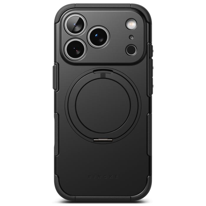 Black RINGKE Alles Case for iPhone 17 Pro 6.3" (2025) on a white background