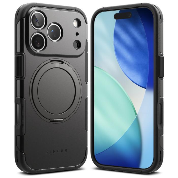 Gunmetal RINGKE Alles Case for iPhone 17 Pro 6.3" (2025) on a white background