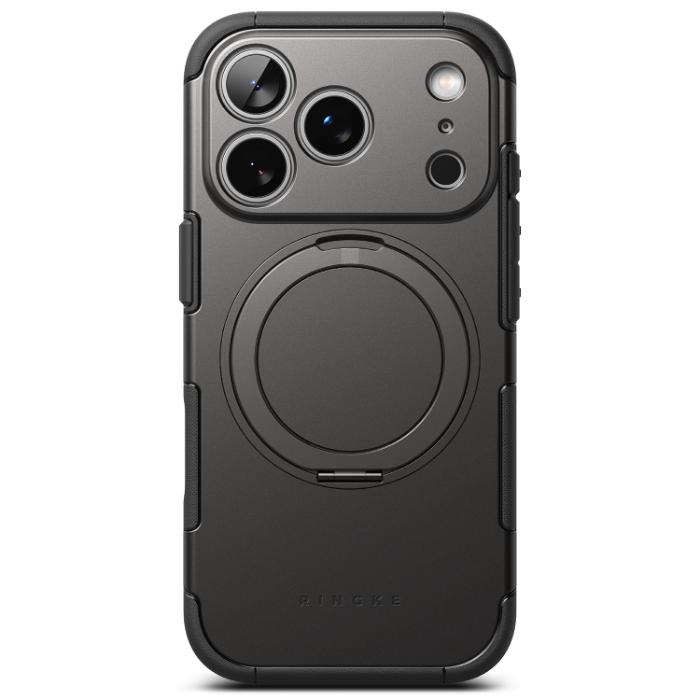 Gunmetal RINGKE Alles Case for iPhone 17 Pro 6.3" (2025) on a white background